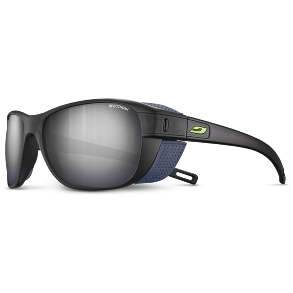 Matt Black-Blue-Neon Yellow (Lens: Spectron 4 Polycarbonate)-swatch